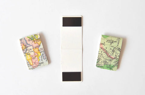 Magnetic Bookmarks _ Vintage Maps 3P