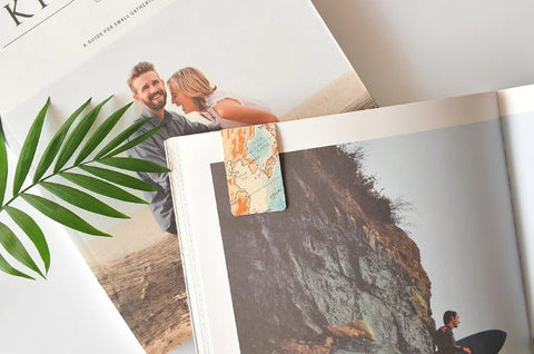 Magnetic Bookmarks _ Vintage Maps 3P