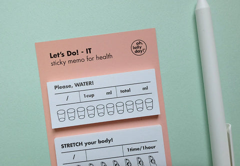 Daily Habit Tracker Sticky Notes