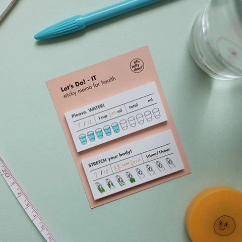 Daily Habit Tracker Sticky Notes