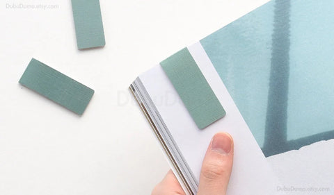Magnetic Bookmarks _ Emerald 5P