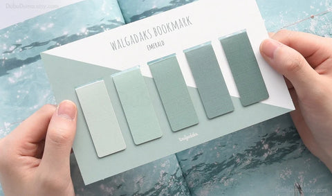 Magnetic Bookmarks _ Emerald 5P