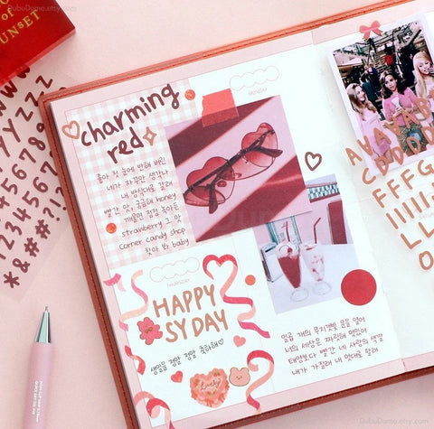 Calligraphy Alphabet Sticker Pack | 10sheets