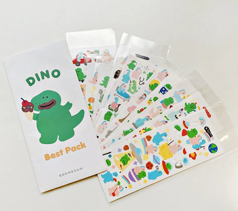 Dino Seal Stickers Pack | 10sheets