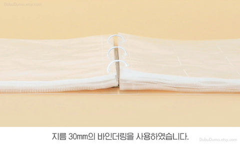 BIG A4 3Ring Cover_25R | Deco Pocket Photo Card Binder