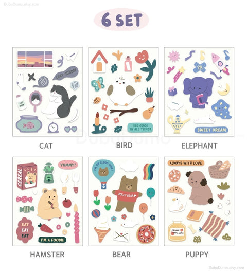 GGU GGU Sticker Pack ver.5 | 6sheets