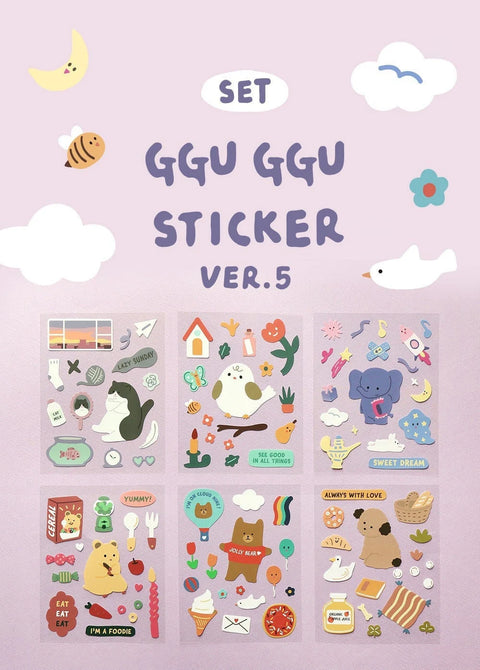 GGU GGU Sticker Pack ver.5 | 6sheets