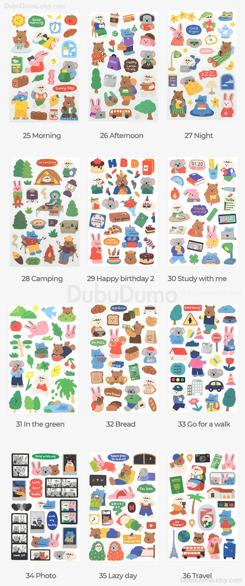 My Buddy Sticker Pack v.3 | 12sheets