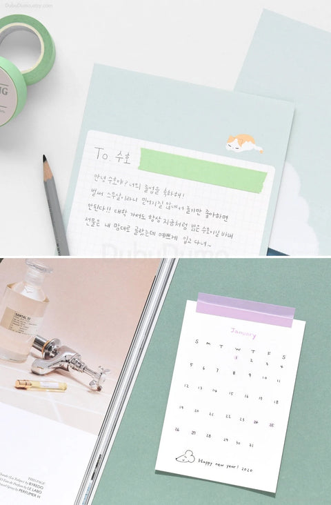 Arte Masking Tape 12P SET _ Sherbet Solid