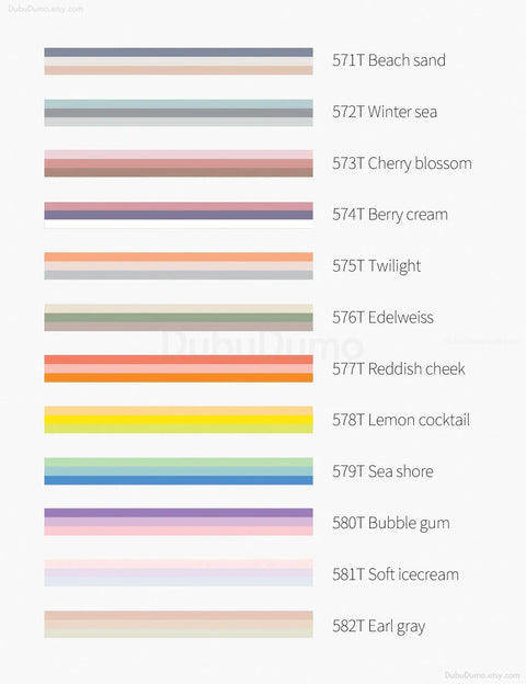 Arte Slim Masking Tape 36colors SET
