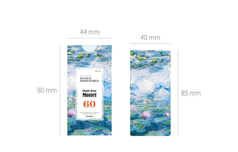 Claude Oscar Monet Bookmarks 60PCS