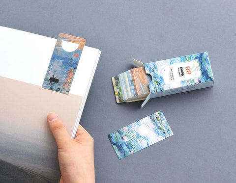 Claude Oscar Monet Bookmarks 60PCS