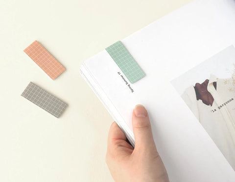 Magnetic Bookmarks _ Grid Sunset 5P