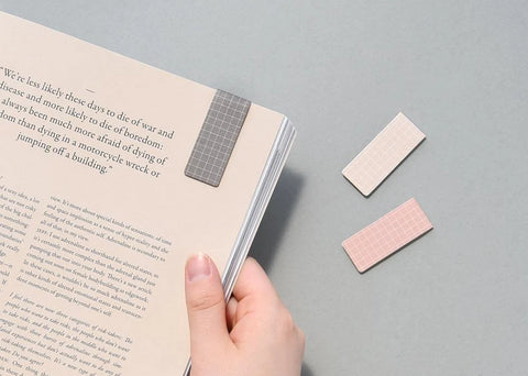 Magnetic Bookmarks _ Grid Misty 5P