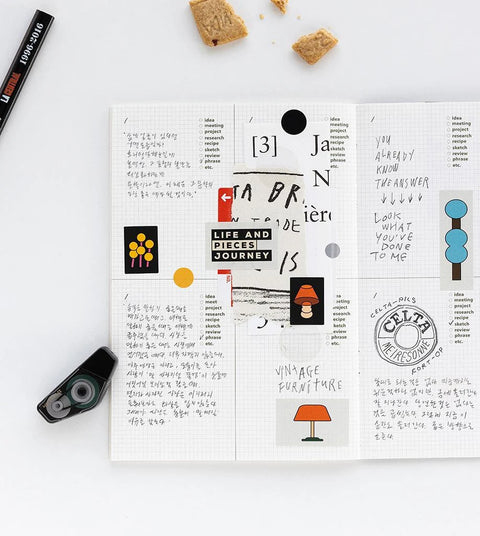 LIFE & PIECES Sticker Collection Pack _ Life | 8sheets