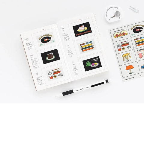 LIFE & PIECES Sticker Collection Pack _ Life | 8sheets