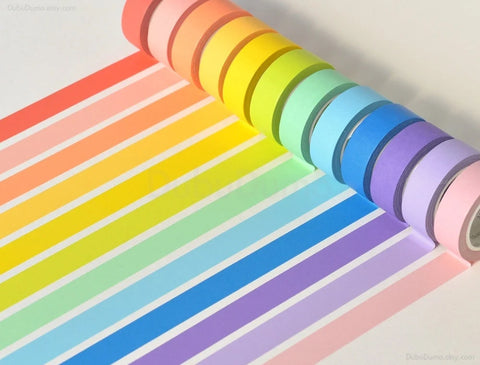 Arte Masking Tape 12P SET _ Sherbet Solid
