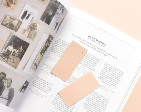 Solid & Grid Warm Bookmarks 60PCS
