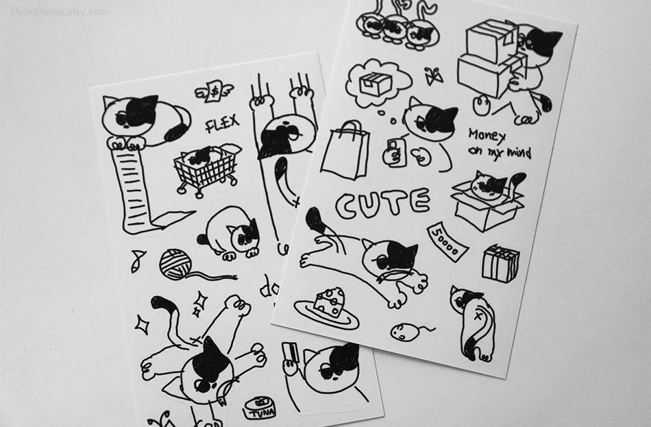 Daily Drawing Sticker ver.1 [3types] – dubudumo