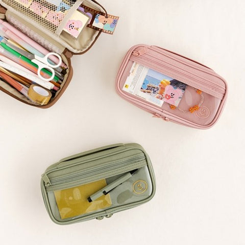 momossi Window Carrier Pencil Case v.1 [4colors] | Pen Pouch