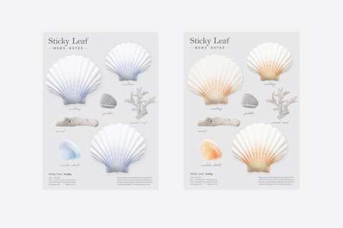 Scallop Sticky Notes L [2colors]