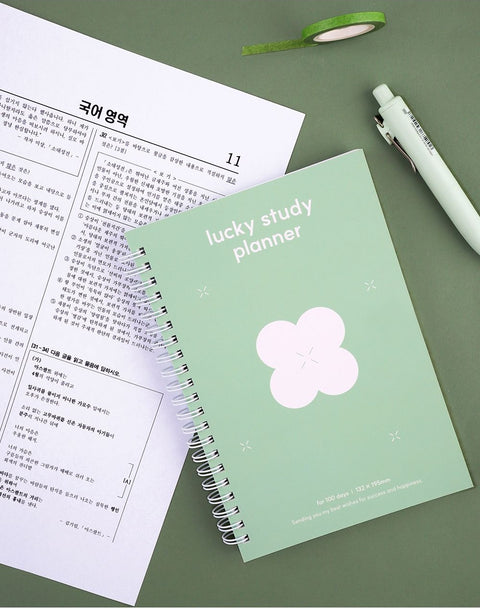 LUCKY Study Planner for 100days ver.2 [4colors]