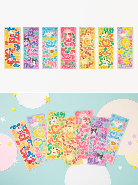 Sanrio Characters Confetti Sticker Pack | 7sheets