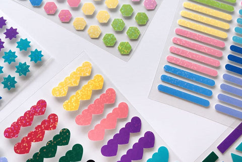 Shapes Seal Stickers [8types]