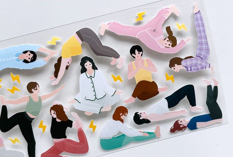 Gesture_ Yoga Seal Sticker [2types]
