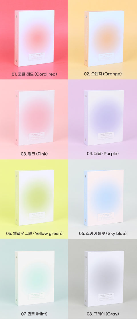 Blush Photo Card Album | Collect Book Photo Card Binder [8colors]