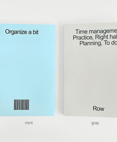 OAB Row Week Planner for 6months [2colors]