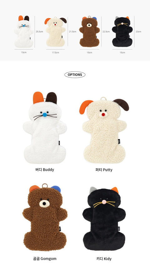 Brunch Brother Fluffy Pencil Case [4types]