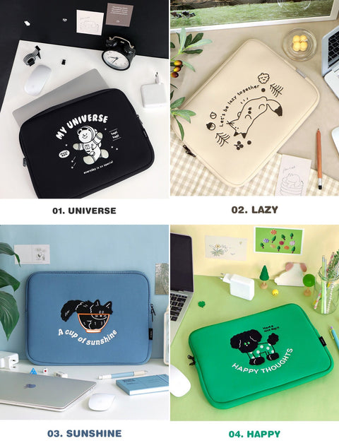 13" CoCo Laptop Pouch [4types] | 13 inch Laptop Case