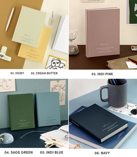 ICONIC SOUVENIR B6 Line Notebook [6colors]