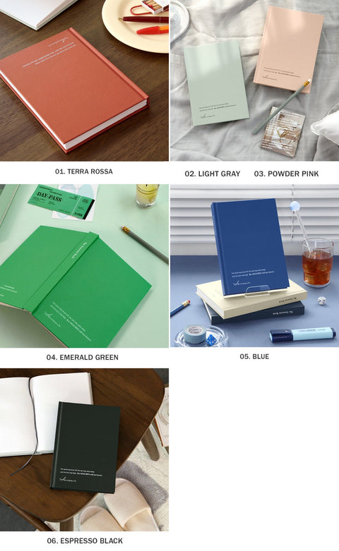 Souvenir B6 Grid Notebook [6colors]