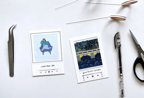 Black Line Masking Tape [3typs]