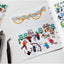 Snowy Day Seal Sticker | Deco Sticker
