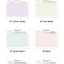 Collage Folder Sticky Notes Wide [6types] | Index Adhesive Notepad