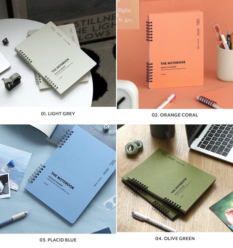 Compact A5 Line Notebook [4colors]