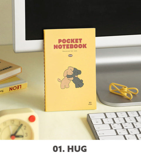 Pocket Notebook v.3 _ Plain [4types] | Blank Notebook
