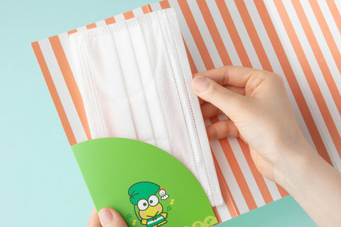 Sanrio KEROKEROKEROPPI Paper File & Sticker Pack