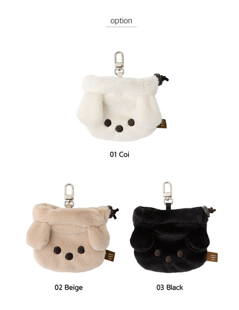 Coi Puppy Earphone String Pouch [3colors]