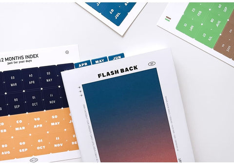 Monthly Index Stickers | Tab Sticker 12months