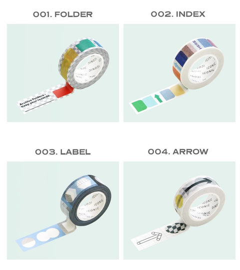 Shape Masking Tape [4types]