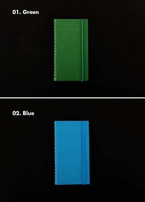 Memories in a Pocket Notebook ver.2 [2colors] | Archiving Notebook | Storage