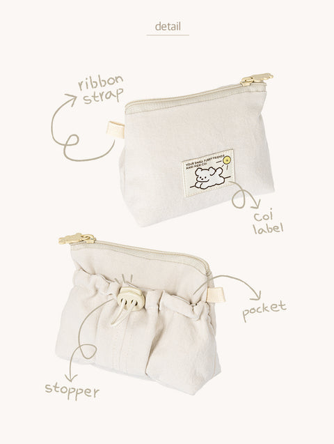 Coi String Pocket Pouch [4colors] | Daily Pouch