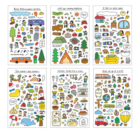 Going to Drawing Sticker Pack | 6sheets