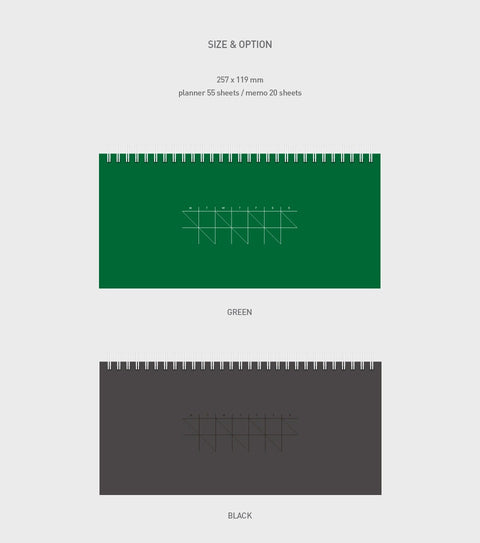Weekly Desk Planner [2colors] | Weekly Scheduler