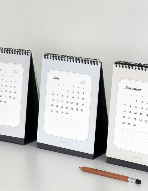 2027 Desk Calendar | Desk Scheduler 2027