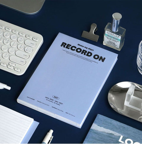 2027 Record On Weekly Planner A5 [4colors]